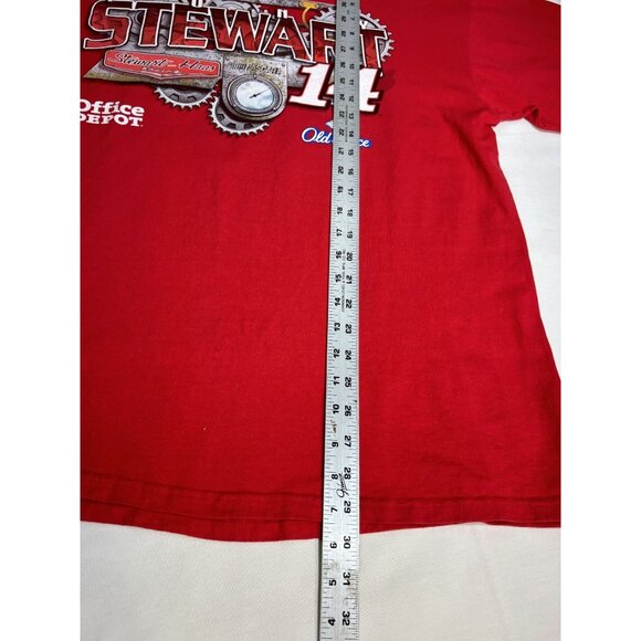 Tony Stewart 14 NASCAR T-Shirt XL Red Chase Authentics Racing Tee 2010 - Picture 8 of 9